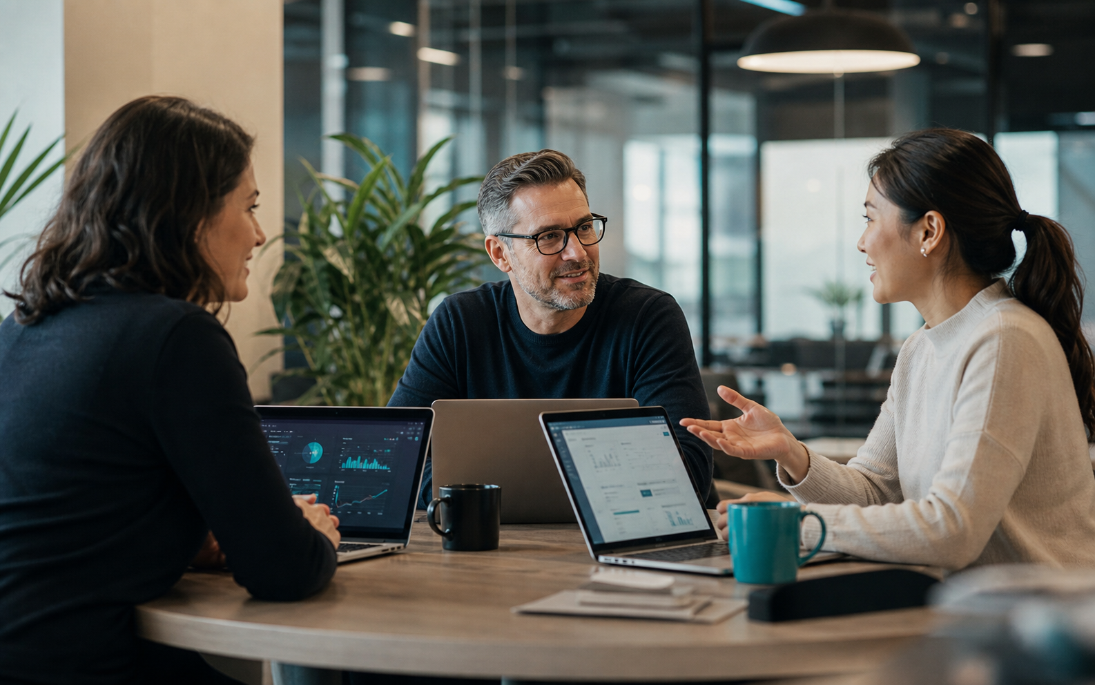 People discussing consultant needs in a meeting